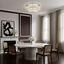 Erika LED 3 CCT 60 Close To Ceiling Chrome - ERIKA CTC60-CH