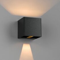 Flip II LED Exterior Wall Light Black / Tri-Colour - FLIP2 EX-BK