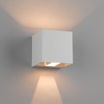 Flip II LED Exterior Wall Light White / Tri-Colour - FLIP2 EX-WH