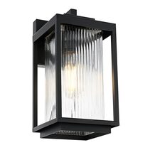 Micah Galvanised Iron Black Wall Light - HV3533W-S-BLK