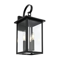 Madix Galvanised Iron Black Medium Wall Light - HV3535W-M-BLK
