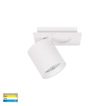 Sbarra White Single Adjustable Spot Light - HV4003T-1-WHT
