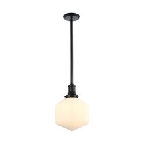 Jefferson Small Rod Pendant Opal Matt / Matt Black - LOI1001717A