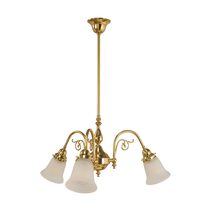 Victoriana 3 Light Pendant With Zipper 23 Frost Shades - LOI3090356A