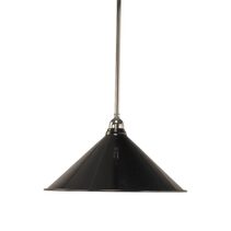 Edwardian 390MM Black On Rod Set 1/2" Chrome - LOI3090363A