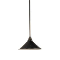 Edwardian 250MM Black On Rod Set 1/2" Chrome - LOI3090364A