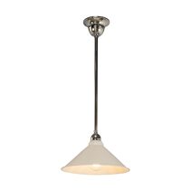 Edwardian 250MM White On Rod Set 1/2" Chrome - LOI3090372A