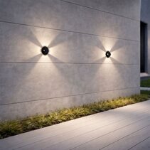 Raker 24V LED Inground Light 4 Way Black - RAKER G43-BK324