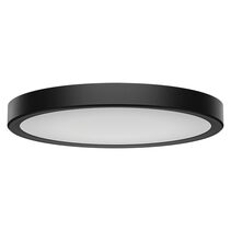 Slenda 15W / 24W CCT LED 400mm Dimmable Oyster Light Black - 23307
