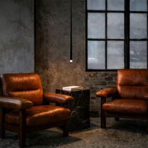 Trina 1 Light LED Pendant Black - TRINA PE1-BK