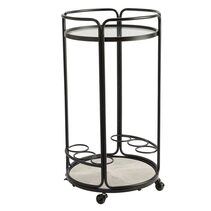 Wentworth Round Bar Cart Black - 33519