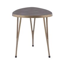 Leila Side Table Antique Brass - 33626