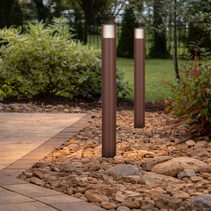 Cashel Exterior Bollard Rust - CASHEL EX.P-RST