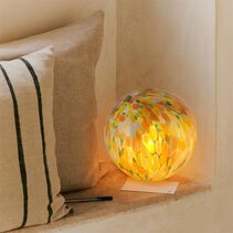 Lyra Glass Ball Table Lamp Colour Speckle - LL-27-0077M