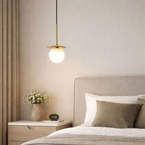 Ophelia 1lt Pendant Brass - LL002PL169