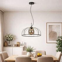 Calista LED Pendant Black - LL002PL171B