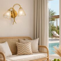 Coraline 2lt Wall Light Champagne - LL002WL021CH