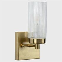 Chester 1 Light Wall Bracket Satin Brass - LOI1001702
