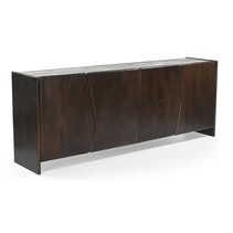 Edwin River Brown Marble Buffet Dark Walnut - 33915