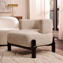 Richmond Occasional Chair White Chenille - 34135