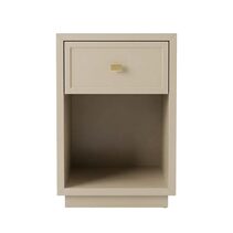 Logan Bedside Table Petite Beige - 34138