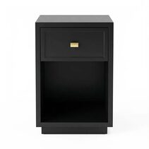 Logan Bedside Table Petite Black - 34139
