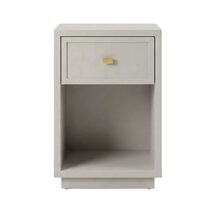 Logan Bedside Table Petite Grey - 34140