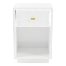 Logan Bedside Table Petite White - 34141