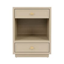 Logan Bedside Table Small Beige - 34142
