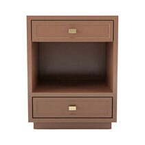 Logan Bedside Table Small Mocha Mousse - 34144