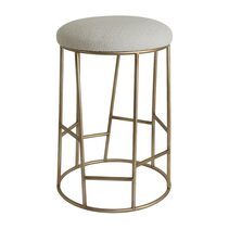 Aiden Gold Steel Kitchen Stool Range Speckle Ecru - 34171