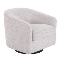 Bellevue Swivel Arm Chair Salt & Pepper - 34227