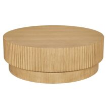 Avery Round Coffee Table Natural Oak - 34248