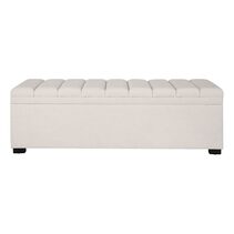 Soho Storage Bench Ottoman Ecru - 34333