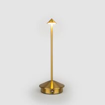 Warren Rechargeable Table Lamp Brass - ELWEL0132BRA