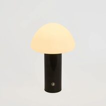 Margo Rechargeable Table Lamp Black - ELWEL591BK