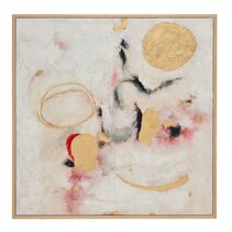 Golden Moon Canvas Painting - 53413