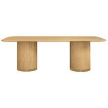 Eli Rectangular Dining Table 2.4m Oak - B34316