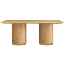 Eli Rectangular Dining Table 2m Oak - B34320