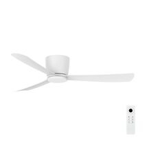 Costa 3-Blade 52" White Low Profile DC Ceiling Fan - 22945/05