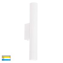 Dugo Aluminium Up & Down Wall Light White - HV10393T