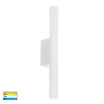 Dugo Aluminium Up & Down Wall Light White - HV10395T