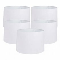Capella Tapered Shade Medium White Bulk Buy Qty 5 - Z13277