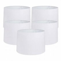 Capella Tapered Shade Tall White Bulk Buy Qty 5 - Z13280