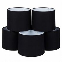 Capella Tapered Shade Tall Black Bulk Buy Qty 5 - Z13288