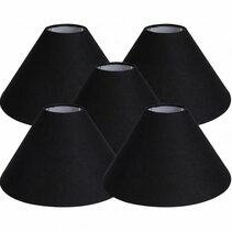 Messina Empire Shade Large Black Bulk Buy Qty 5 - Z13358
