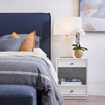 Logan Small White Bedside Table Set of 2 - Z32446