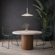 Benito 32CM LED Pendant Small White - BENITO PE32-WH