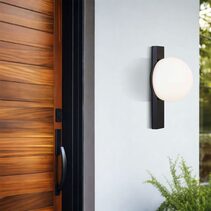 Bernay Exterior LED Wall Light Black - BERNAY EX-BKOM