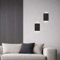 Calro Gypsum Indoor Wall Light Black - CALRO WB-BK